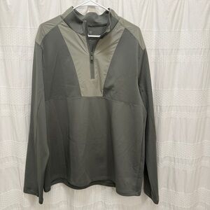 G/Fore Double Knit Brushed Scuba Quarter Zip Golf Pullover Isle Green Mens XL